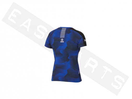 T-shirt YAMAHA Camouflage Paddock Blue Foggia Donna